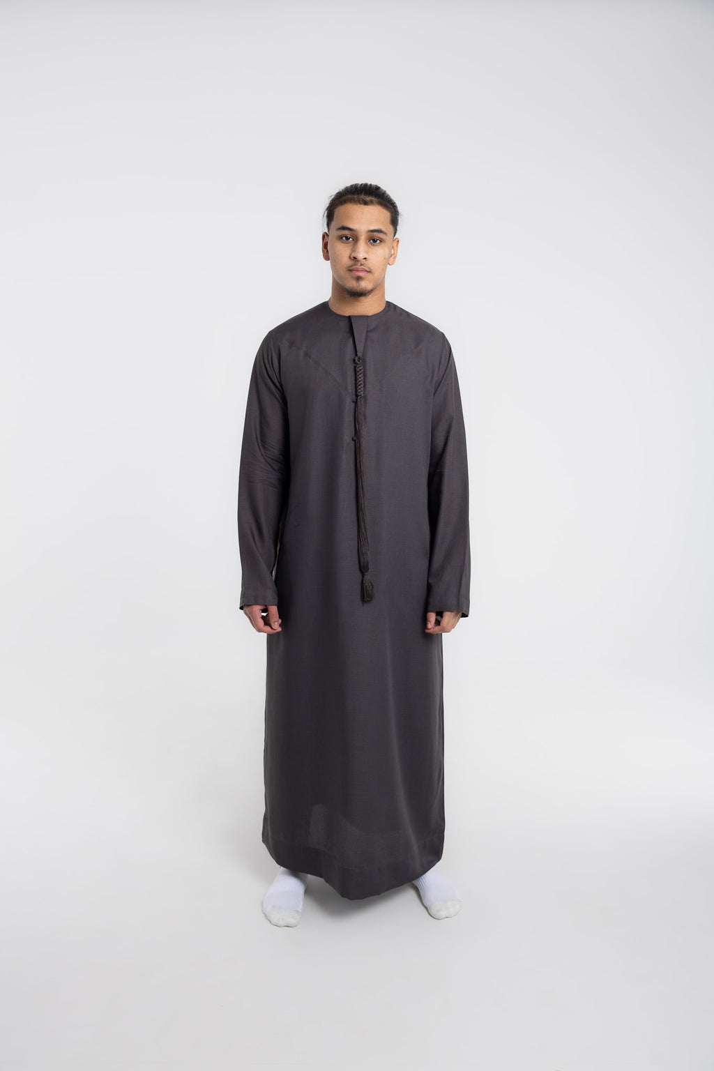 Emirati Thobe- Charcoal Grey