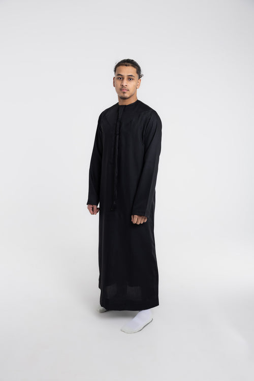 Emirati Thobe - Black