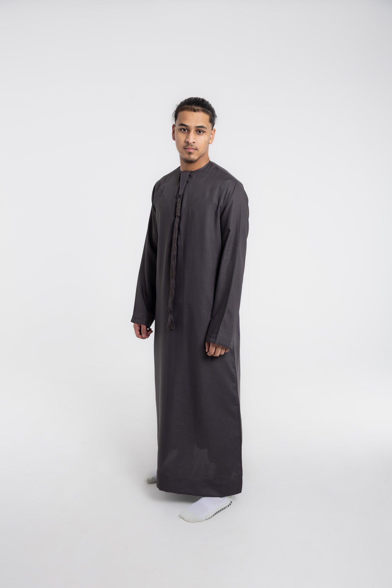 Emirati Thobe- Charcoal Grey